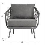 ΣΕΤ ΣΑΛΟΝΙ ΕΞ ΧΩΡΟΥ 4 ΘΕΣΕΩΝ WILLA HM6505 01 ΑΛΟΥΜΙΝΙΟ-ΣΧΟΙΝΙ-ΜΑΞΙΛΑΡΙΑ ΣΕ ΓΚΡΙ c542635