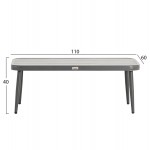 ΣΕΤ ΣΑΛΟΝΙ ΕΞ ΧΩΡΟΥ 4 ΘΕΣΕΩΝ WILLA HM6505 01 ΑΛΟΥΜΙΝΙΟ-ΣΧΟΙΝΙ-ΜΑΞΙΛΑΡΙΑ ΣΕ ΓΚΡΙ c542635