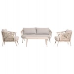 ΣΕΤ ΣΑΛΟΝΙ ΕΞ ΧΩΡΟΥ 4 ΘΕΣΕΩΝ WILLA HM6505 02 ΑΛΟΥΜΙΝΙΟ-ΣΧΟΙΝΙ ΜΠΕΖ--ΜΑΞΙΛΑΡΙΑ ΓΚΡΙ c542636