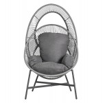 ΠΟΛΥΘΡΟΝΑ-ΦΩΛΙΑ RULER HM6506 01 ΓΚΡΙ ΜΕΤΑΛΛΟ-P E RATTAN-ΜΑΞΙΛΑΡΙΑ 90x85x149Υεκ c542637