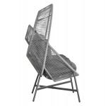 ΠΟΛΥΘΡΟΝΑ-ΦΩΛΙΑ RULER HM6506 01 ΓΚΡΙ ΜΕΤΑΛΛΟ-P E RATTAN-ΜΑΞΙΛΑΡΙΑ 90x85x149Υεκ c542637