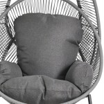 ΠΟΛΥΘΡΟΝΑ-ΦΩΛΙΑ RULER HM6506 01 ΓΚΡΙ ΜΕΤΑΛΛΟ-P E RATTAN-ΜΑΞΙΛΑΡΙΑ 90x85x149Υεκ c542637