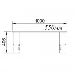 ALPINO COFFEE TABLE SONOMA 100x55x41cm c542655