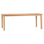 ΤΡΑΠΕΖΙ ΟΡΘΟΓΩΝΙΟ FINTO HM6616 ΞΥΛΟ TEAK--ΦΥΣΙΚΟ 200x100x75Υεκ c542662