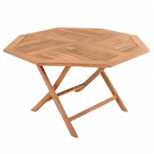 ΤΡΑΠΕΖΙ ΠΟΛΥΓΩΝΟ ΠΤΥΣΣΟΜΕΝΟ KARLIN HM6618 ΞΥΛΟ TEAK ΣΕ ΦΥΣΙΚΟ ΧΡΩΜΑ 120x120x75Yεκ c542664