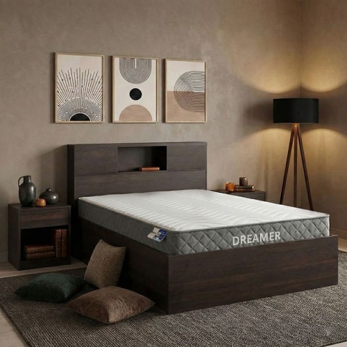 Κρεβάτι με στρώμα Olympus-Dreamer pakoworld wenge 120x200εκ c542672