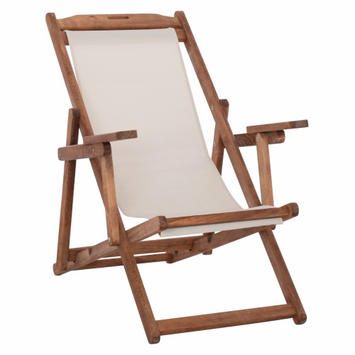 ΣΕΖΛΟΝΓΚ ΛΗΜΝΟΣ ΜΕ ΜΠΡΑΤΣΑ ΕΜΠ ΣΜΟΣ ΚΑΡΥΔΙ ΜΕ PVC 2Χ1 ΕΚΡΟΥ HM11433 01 62 5x97x105εκ c542675