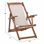 ΣΕΖΛΟΝΓΚ ΛΗΜΝΟΣ ΜΕ ΜΠΡΑΤΣΑ ΕΜΠ ΣΜΟΣ ΚΑΡΥΔΙ ΜΕ PVC 2Χ1 ΕΚΡΟΥ HM11433 01 62 5x97x105εκ c542675