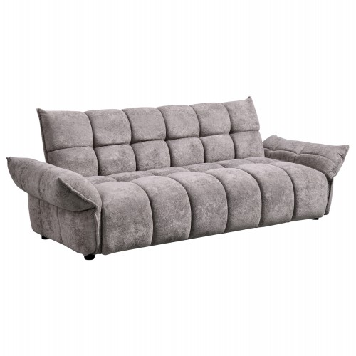 ΚΑΝΑΠΕΣ ΚΡΕΒΑΤΙ MELU HM3314 01 ΓΚΡΙ ΥΦΑΣΜΑ--ΚΑΘΙΣΜΑ POCKET SPRINGS 240-250x90x85Υεκ c542677