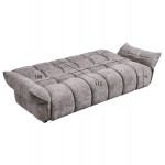 ΚΑΝΑΠΕΣ ΚΡΕΒΑΤΙ MELU HM3314 01 ΓΚΡΙ ΥΦΑΣΜΑ--ΚΑΘΙΣΜΑ POCKET SPRINGS 240-250x90x85Υεκ c542677