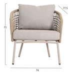 ΣΕΤ ΣΑΛΟΝΙ ΕΞ ΧΩΡΟΥ 5Θ ELOWEN HM6508 02 ΑΛΟΥΜΙΝΙΟ-ΣΧΟΙΝΙ ΜΠΕΖ--ΜΑΞΙΛΑΡΙΑ ΓΚΡΙ c542678