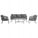 ΣΕΤ ΣΑΛΟΝΙ ΕΞ ΧΩΡΟΥ 5Θ ELOWEN HM6508 01 ΑΛΟΥΜΙΝΙΟ-ΣΧΟΙΝΙ-ΜΑΞΙΛΑΡΙΑ-- ΓΚΡΙ c542679