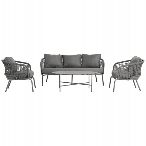 ΣΕΤ ΣΑΛΟΝΙ ΕΞ ΧΩΡΟΥ 5Θ ELOWEN HM6508 01 ΑΛΟΥΜΙΝΙΟ-ΣΧΟΙΝΙ-ΜΑΞΙΛΑΡΙΑ-- ΓΚΡΙ c542679