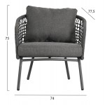 ΣΕΤ ΣΑΛΟΝΙ ΕΞ ΧΩΡΟΥ 5Θ ELOWEN HM6508 01 ΑΛΟΥΜΙΝΙΟ-ΣΧΟΙΝΙ-ΜΑΞΙΛΑΡΙΑ-- ΓΚΡΙ c542679