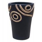 ΕΠΙΤΡΑΠΕΖΙΟ ΔΙΑΚΟΣΜΗΤΙΚΟ ΒΑΖΟ DEAN HM4677 01L ΤΕΡΑΚΟΤΑ ΣΕ ΜΑΥΡΟ--Φ24x35Υεκ c542681