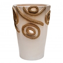 ΕΠΙΤΡΑΠΕΖΙΟ ΔΙΑΚΟΣΜΗΤΙΚΟ ΒΑΖΟ DEAN HM4677 02S ΤΕΡΑΚΟΤΑ ΣΕ ΚΡΕΜ--Φ19x25Υεκ c542682