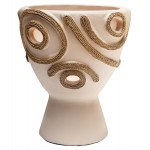 ΕΠΙΤΡΑΠΕΖΙΟ ΔΙΑΚΟΣΜΗΤΙΚΟ ΒΑΖΟ DEAN HM4678 02 ΤΕΡΑΚΟΤΑ ΣΕ ΚΡΕΜ--Φ23x29Υεκ c542683