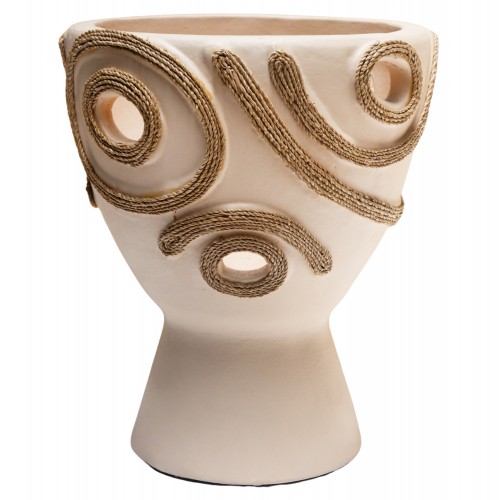 ΕΠΙΤΡΑΠΕΖΙΟ ΔΙΑΚΟΣΜΗΤΙΚΟ ΒΑΖΟ DEAN HM4678 02 ΤΕΡΑΚΟΤΑ ΣΕ ΚΡΕΜ--Φ23x29Υεκ c542683