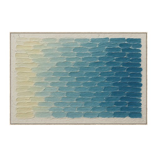 CALME ΠΙΝΑΚΑΣ ΔΙΑΚΟΣΜΗΤΙΚΟΣ ΜΕ ΚΟΡΝΙΖΑ 80x120x4cm ΚΑΜΒΑΣ ΜΠΛΕ ΜΠΕΖ PS c542702