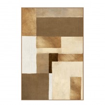 ATERNA ΠΙΝΑΚΑΣ ΔΙΑΚΟΣΜΗΤΙΚΟΣ ΜΕ ΚΟΡΝΙΖΑ 80x120x4cm ΚΑΜΒΑΣ ΚΑΦΕ ΜΠΕΖ PS c542712