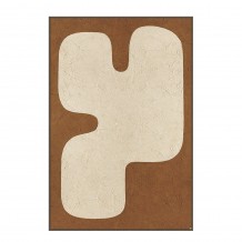 KAKTUS ΠΙΝΑΚΑΣ ΔΙΑΚΟΣΜΗΤΙΚΟΣ ΜΕ ΚΟΡΝΙΖΑ 80x120x4cm ΚΑΜΒΑΣ ΜΠΕΖ ΚΑΦΕ ΑΝΟΙΧΤΟ PS c542719