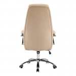 Καρέκλα γραφείου διευθυντή Sonar pakoworld μπεζ pu 61x57x120-128εκ c542726