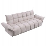 ΚΑΝΑΠΕΣ ΚΡΕΒΑΤΙ MELU HM3314 02 ΜΠΕΖ ΥΦΑΣΜΑ--ΚΑΘΙΣΜΑ POCKET SPRINGS 240-250x90x85Υεκ c542728