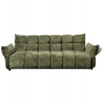 ΚΑΝΑΠΕΣ ΚΡΕΒΑΤΙ MELU HM3314 03 ΠΡΑΣΙΝΟ ΥΦΑΣΜΑ--ΚΑΘΙΣΜΑ POCKET SPRINGS 240-250x90x85Υεκ c542729