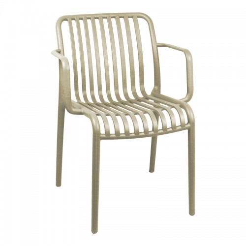 Πολυθρόνα Zoi pakoworld pp cappuccino 55 5x57 5x79εκ c542743