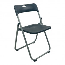 Καρέκλα catering-συνεδρίου πτυσσόμενη Edison pakoworld μαύρο 38x49x73εκ c542752