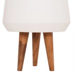 ΓΛΑΣΤΡΑ ΕΣΩΤ ΧΩΡΟΥ QUAN HM4680 02M FIBER CEMENT ΛΕΥΚΟ--ΒΑΣΗ TEAK Φ35x50Υεκ c542765