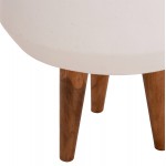 ΓΛΑΣΤΡΑ ΕΣΩΤ ΧΩΡΟΥ QUAN HM4680 02M FIBER CEMENT ΛΕΥΚΟ--ΒΑΣΗ TEAK Φ35x50Υεκ c542765