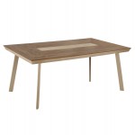 ΤΡΑΠΕΖΙ ΑΛΟΥΜΙΝΙΟΥ TABER HM5131 04 ΚΑΠΟΥΤΣΙΝΟ ΜΕ POLYWOOD TOP 200x100x75Υεκ c542787