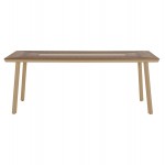 ΤΡΑΠΕΖΙ ΑΛΟΥΜΙΝΙΟΥ TABER HM5131 04 ΚΑΠΟΥΤΣΙΝΟ ΜΕ POLYWOOD TOP 200x100x75Υεκ c542787