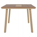 ΤΡΑΠΕΖΙ ΑΛΟΥΜΙΝΙΟΥ TABER HM5131 04 ΚΑΠΟΥΤΣΙΝΟ ΜΕ POLYWOOD TOP 200x100x75Υεκ c542787