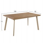 ΤΡΑΠΕΖΙ ΑΛΟΥΜΙΝΙΟΥ ΜΕ POLYWOOD TABER HM5132 04 ΚΑΠΟΥΤΣΙΝΟ 160x92x72Υεκ c542788