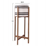 ΓΛΑΣΤΡΑ-ΚΑΣΠΟ ΕΣΩΤ ΧΩΡΟΥ RENTIL HM4683M FIBER CEMENT ΛΕΥΚΟ ΜΑΥΡΟ--ΒΑΣΗ TEAK Φ25x55Υεκ c542790