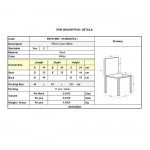 RELIX Καρέκλα Στοιβαζόμενη Μέταλλο Βαφή Άσπρο c542794