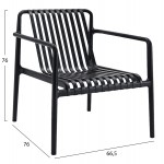 ΠΟΛΥΘΡΟΝΑ LOUNGE ΕΞΩΤ ΧΩΡΟΥ MALEN HM6626 02 ΜΑΥΡΟ ΠΟΛΥΠΡΟΠΥΛΕΝΙΟ 66x77x76Υεκ c542804