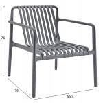 ΠΟΛΥΘΡΟΝΑ LOUNGE ΕΞΩΤ ΧΩΡΟΥ MALEN HM6626 03 ΓΚΡΙ ΠΟΛΥΠΡΟΠΥΛΕΝΙΟ 66x77x76Υεκ c542805