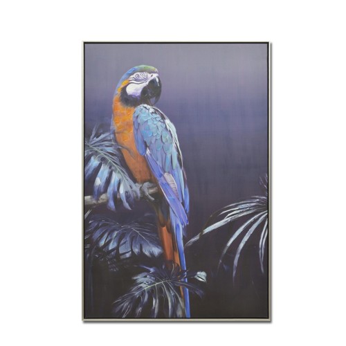 BLUΕ PARROT ΠΙΝΑΚΑΣ ΔΙΑΚΟΣΜΗΣΗΣ 82x122x5cm ΚΑΜΒΑΣ ΠΟΛΥΧΡΩΜΟ ΞΥΛΟ c542899