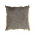LIBELL 2 ΔΙΑΚΟΣΜΗΤΙΚΟ ΜΑΞΙΛΑΡΙ 45x45cm ΥΦΑΣΜΑ ΓΚΡΙ ΜΠΕΖ c542902
