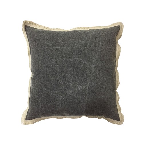 GROUND 1 ΔΙΑΚΟΣΜΗΤΙΚΟ ΜΑΞΙΛΑΡΙ 45x45cm ΥΦΑΣΜΑ ΓΚΡΙ c542904