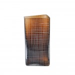 GRAVIR HONEY ΒΑΖΟ 16x12x33cm ΓΥΑΛΙ ΚΑΦΕ c542910