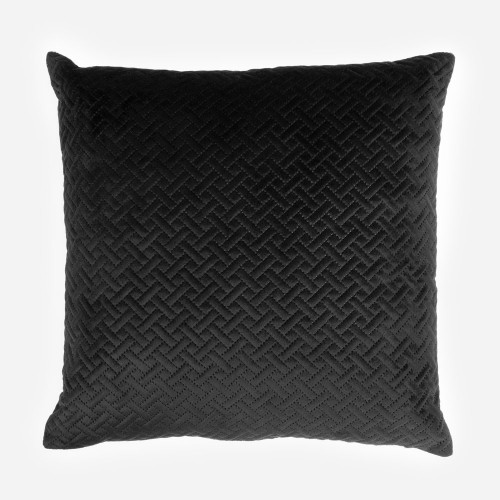DIAGONAL ΔΙΑΚΟΣΜΗΤΙΚΟ ΜΑΞΙΛΑΡΙ 45x45cm ΒΕΛΟΥΔΟ ΜΑΥΡΟ c542911