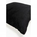 DIAGONAL ΔΙΑΚΟΣΜΗΤΙΚΟ ΜΑΞΙΛΑΡΙ 45x45cm ΒΕΛΟΥΔΟ ΜΑΥΡΟ c542911