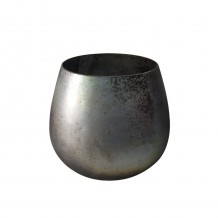 IREM ΒΑΣΗ ΡΕΣΩ 18x18x15cm ΓΥΑΛΙ ΓΚΡΙ c542914