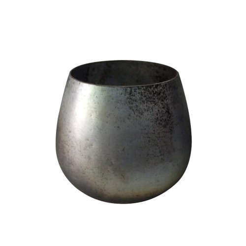 IREM ΒΑΣΗ ΡΕΣΩ 18x18x15cm ΓΥΑΛΙ ΓΚΡΙ c542914