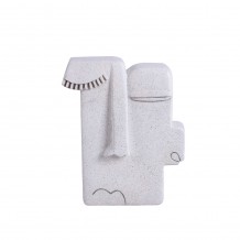 KUVAUS 2 ΔΙΑΚΟΣΜΗΤΙΚΟ ΠΡΟΣΩΠΟ 18x7x22cm POLYRESIN ΛΕΥΚΟ c542916