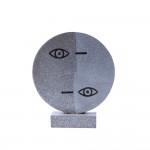 CONTRASTO ΔΙΑΚΟΣΜΗΤΙΚΟ TOTEM 25x8x29cm POLYRESIN ΓΚΡΙ c542918